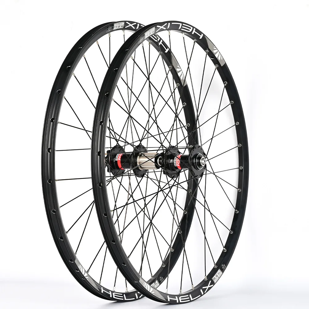 NOVATEC 041/042 Wheel Set Hubs Self-Woven Sun Rim HT/DT Spokes 26/27.5/29 Inch Steel Tower Base