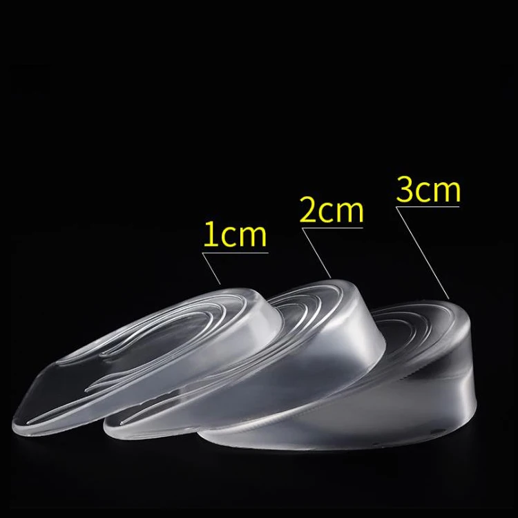 Comfort self adhesive PU Gel height increasing Half Sole for man and woman