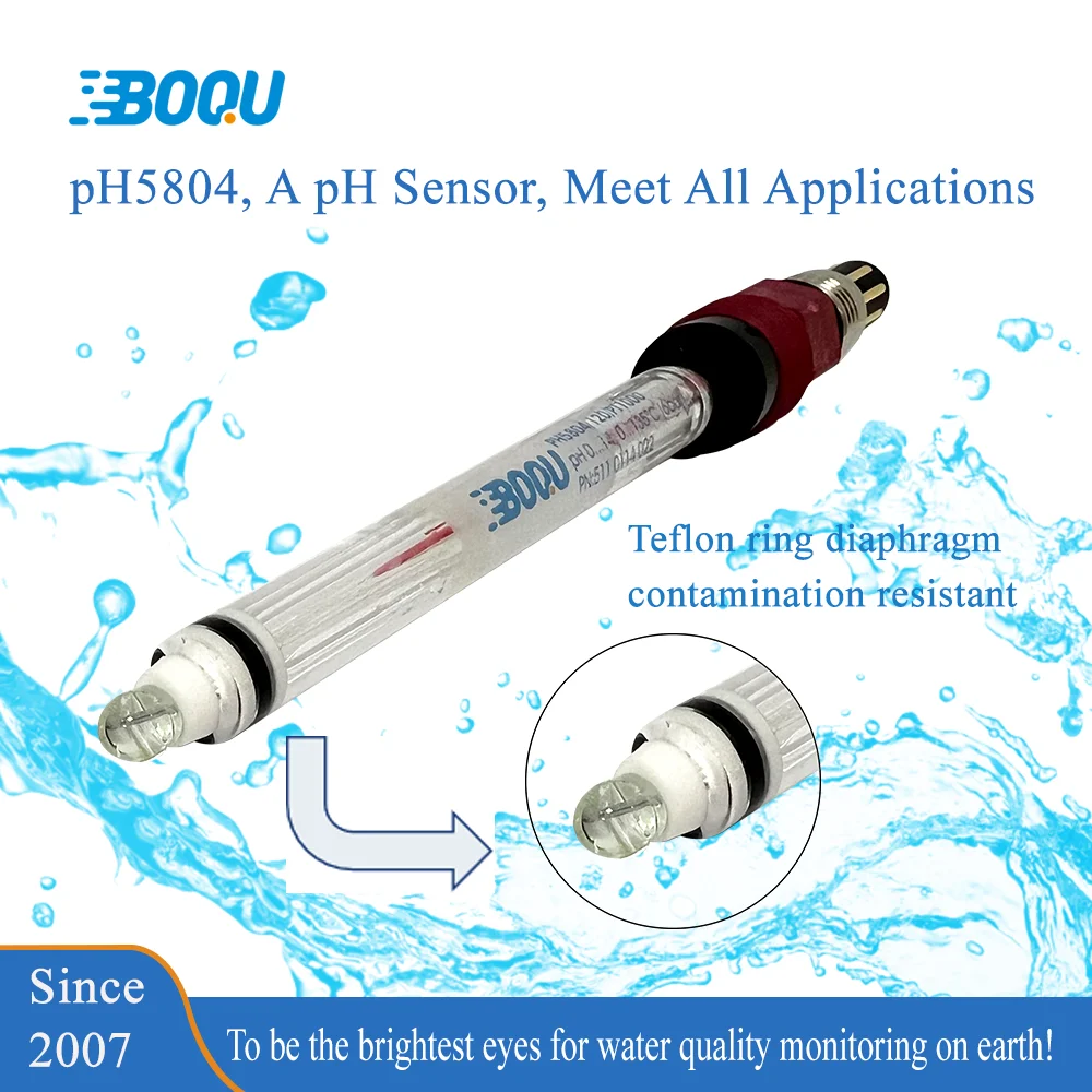 High temperature high pressure pH sensor 135 degree 13 bar for Biopharmaceutical