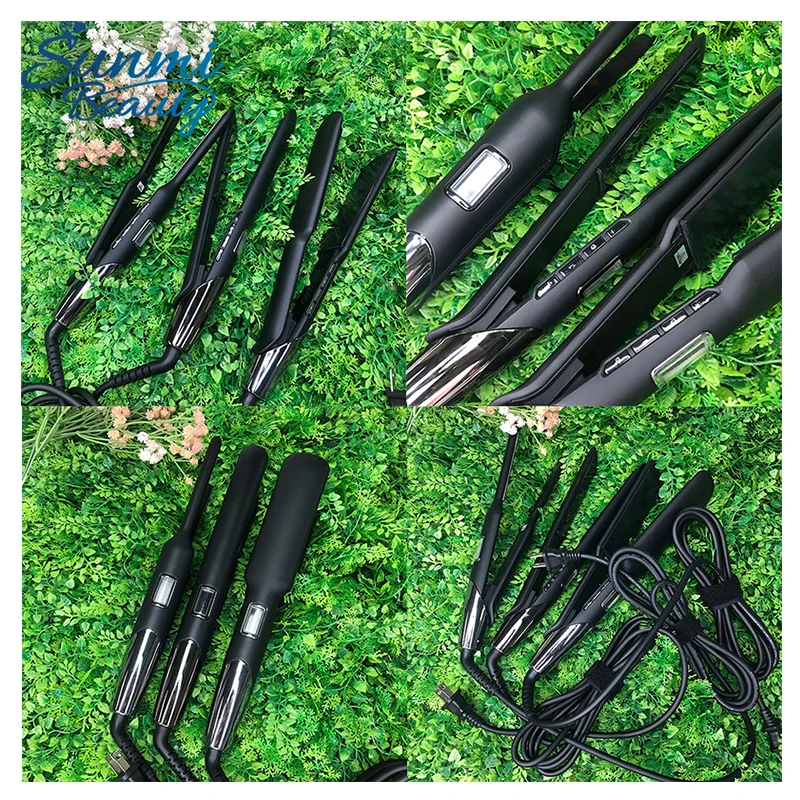 Wholesale High Quality Customized Titanium Hair Straightener Flat Irons Private Label Flat Iron