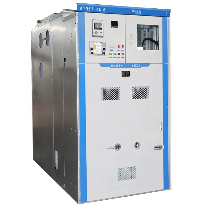 KYN61 40.5KV 1250A 1600A 2000A Complete set of indoor power distribution devices Power distribution switchgear