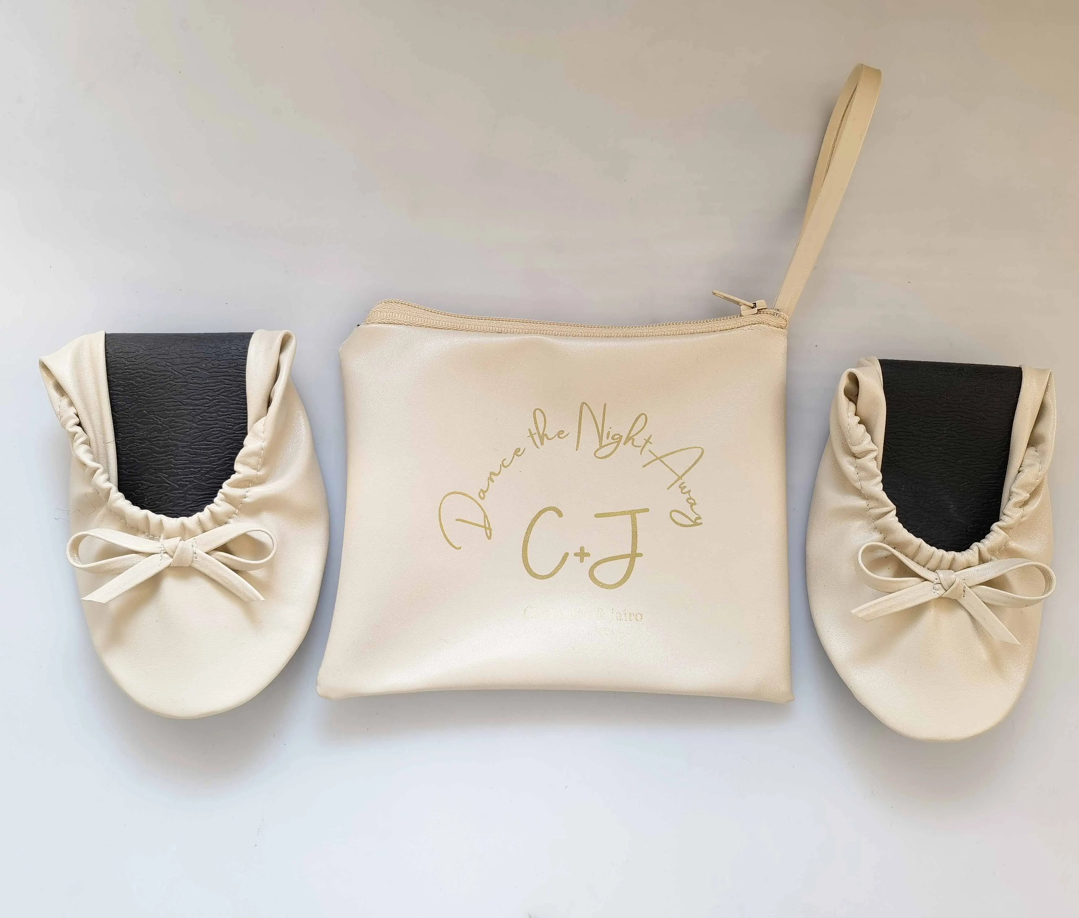 Foldable Flats and Travel Pouch - Travel Slipper Hot sale ballerina shoes new design ballet slippers