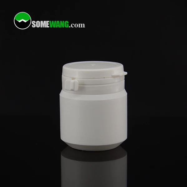 SOMEWANG Pill Bottles 100ml Xylitoll Gum Bottles Pill Tablet Packing Bottles Empty PE 20ml 60ml 100ml Plastic Medicine Screw Cap