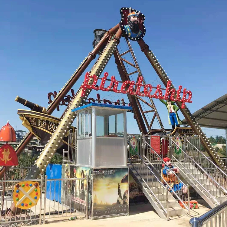 Hot Sale FRP Pirate Ship 24seats Fiberglass Ships Amusement Park Ride for