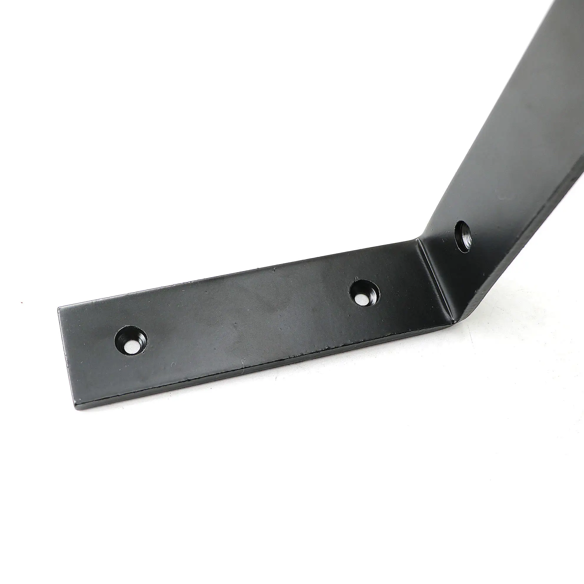 Powder Coating Floating Shelf Bracket Stamping Welding Pipe Brackets Custom Invisible Heavy Duty Black Triangle Bracket