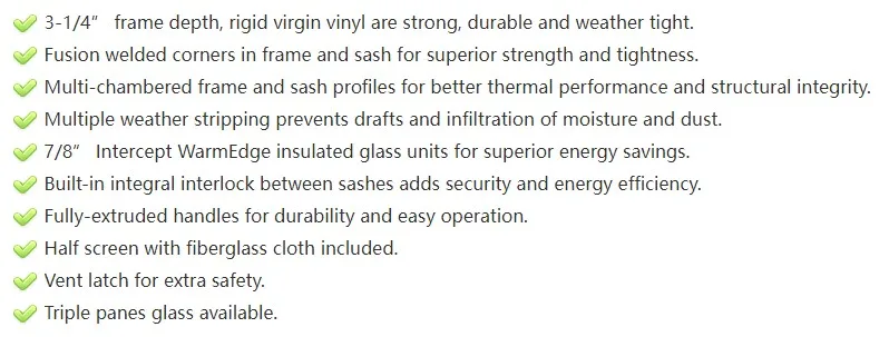 CN authentic window supplier sliding window design UPVC   plastic triple glazing window 85 series [Support Factory Inspection]