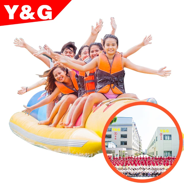 Y&G Inflatable Water Banana Boat|Hot sale Custom Banana Boat Inflatable Water Games| Free Design,Inflatable Banana Boat for Sale
