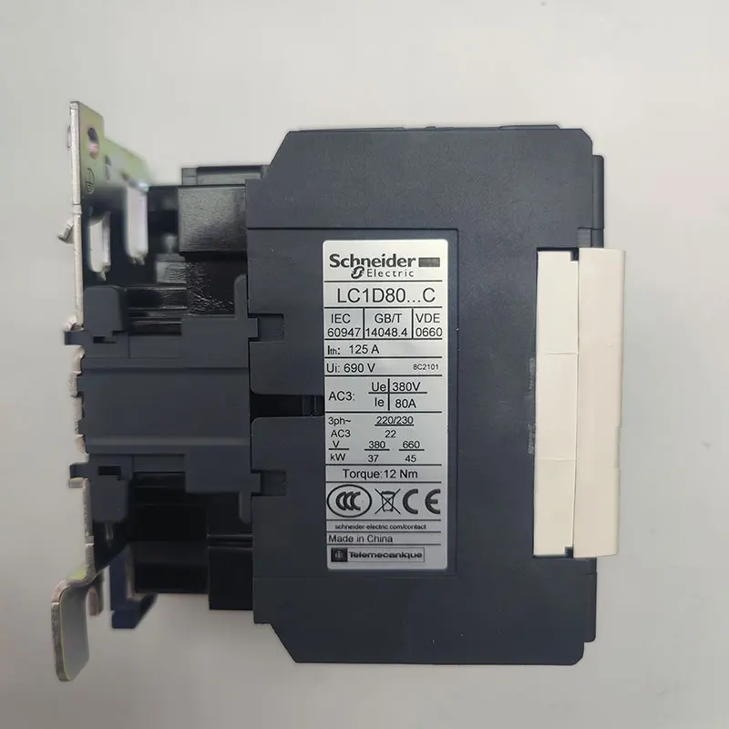 Оригинальный электрический контактор переменного тока Schn eider LC1D80F7C AC110V LC1D80M7 AC220V LC1D80Q7 AC380V LC1D80E7 AC48V хорошая
