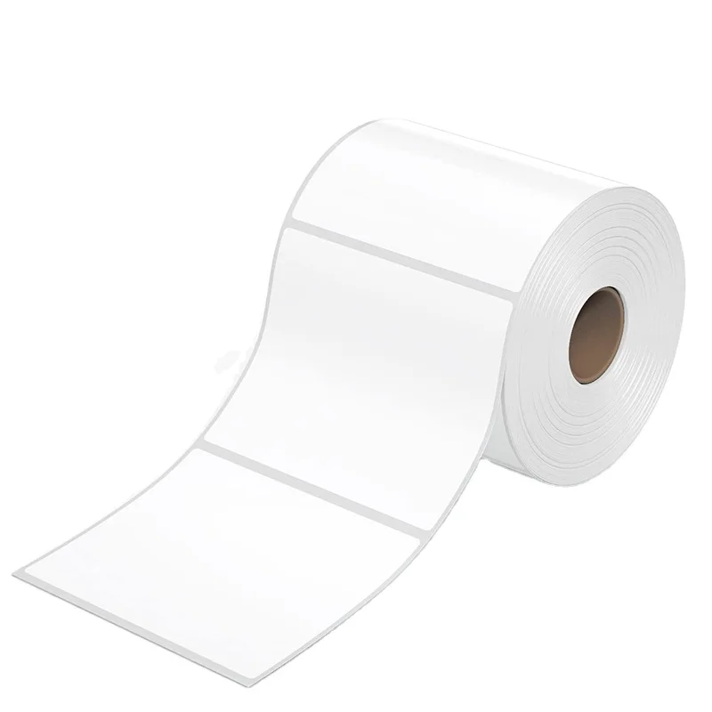 Eco Packaged Friendly Biodegradable Adhesive Paper Rolls Thermal Transfer