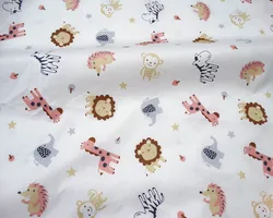 wholesale animal print  cotton fabric roll textile for t-shirt