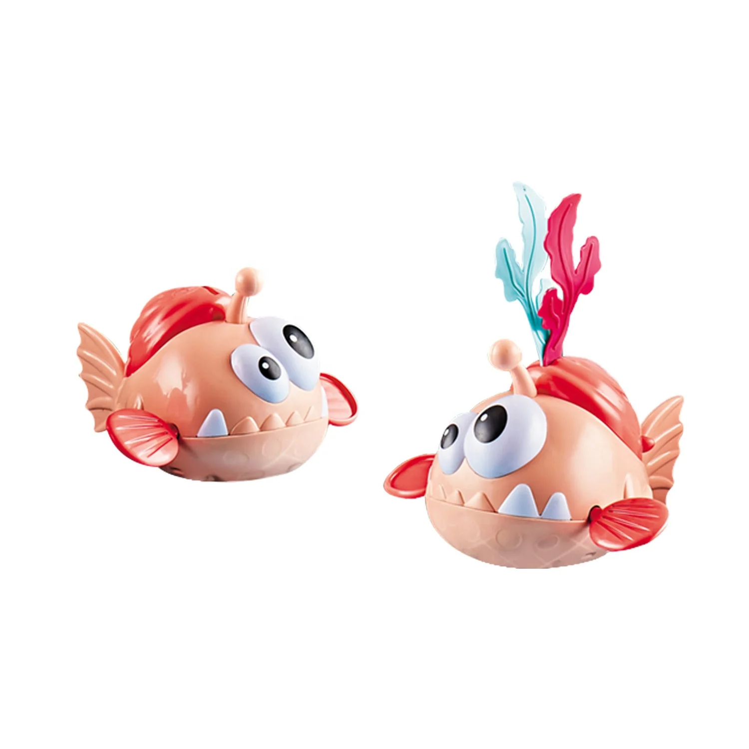 Hot Sale amazon best cute bathroom play series toys sharks animal diving toys safe plastic 9 pcs spray water baby bath toys