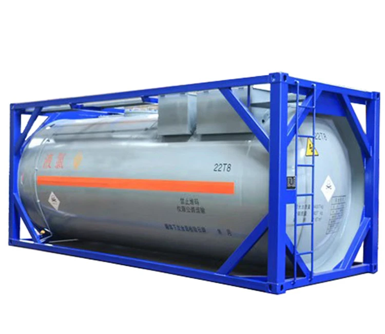 Заводская Прямая продажа цена ISO 20 футов жидкий хлор T50 контейнер для перевозки