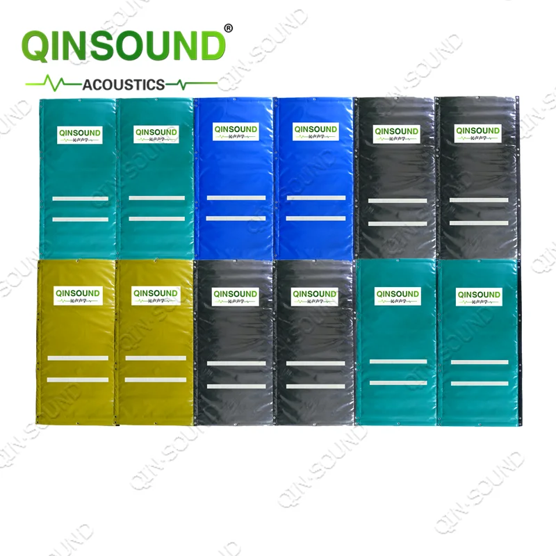 Outdoor Water Proof Noise Absorption MLV Soundproofing Sound Blanket for Materials Construction Site