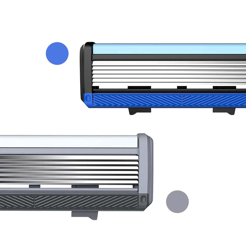 Wholesale Private Label Cartridge Scraper 5 Layers Replacement Mens Razor Blades