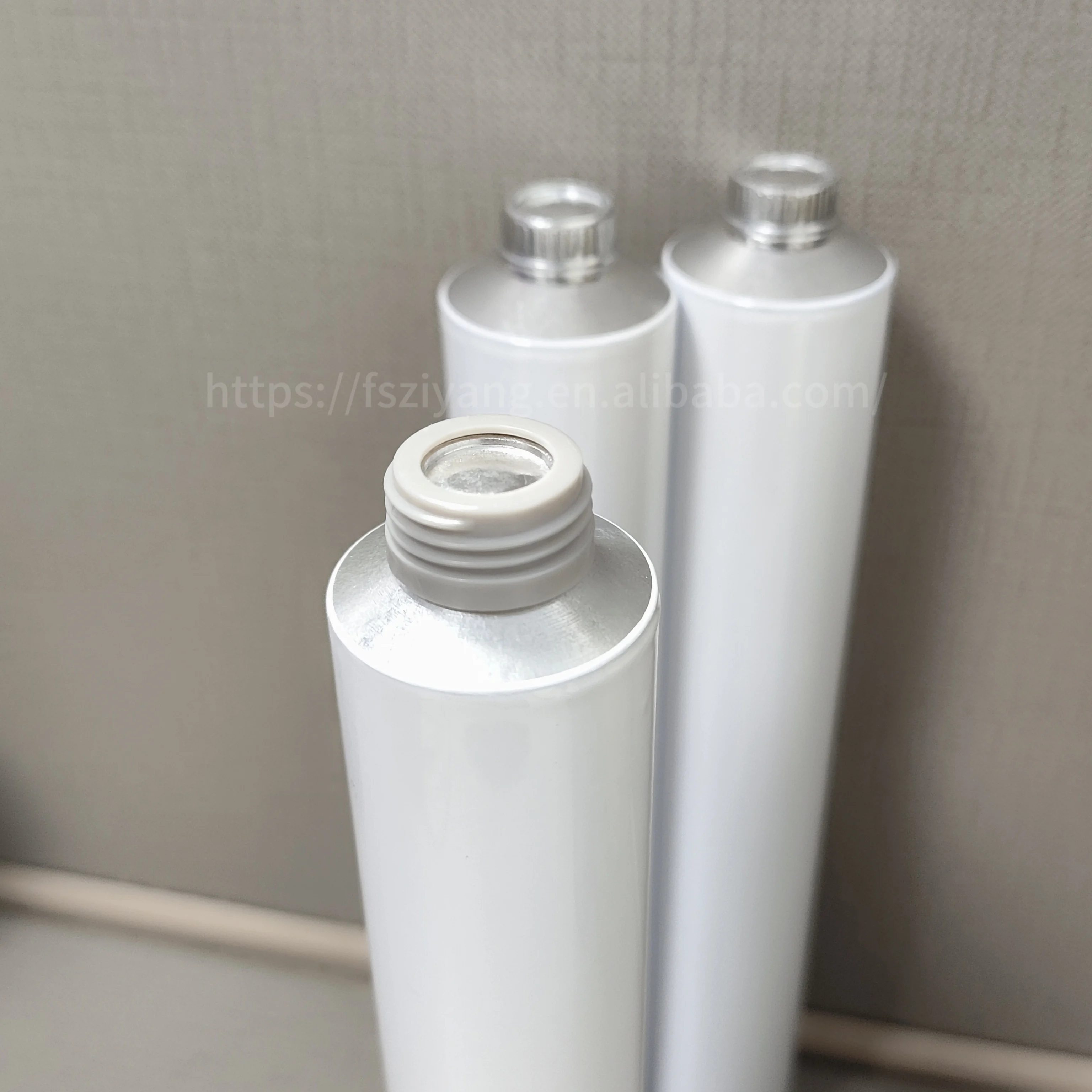 Recyclable Aluminium Empty Cosmetic Tube With Plastic Neck Ointment Tube Face Cream Tube