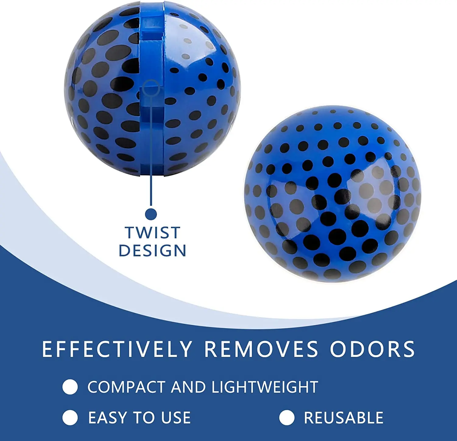 Sneaker Deodorizer Balls Shoe Odor Eaters Deodorant Ball for Gym Bag Locker Closet Car Lasting Odor Eliminator Air Fresheners