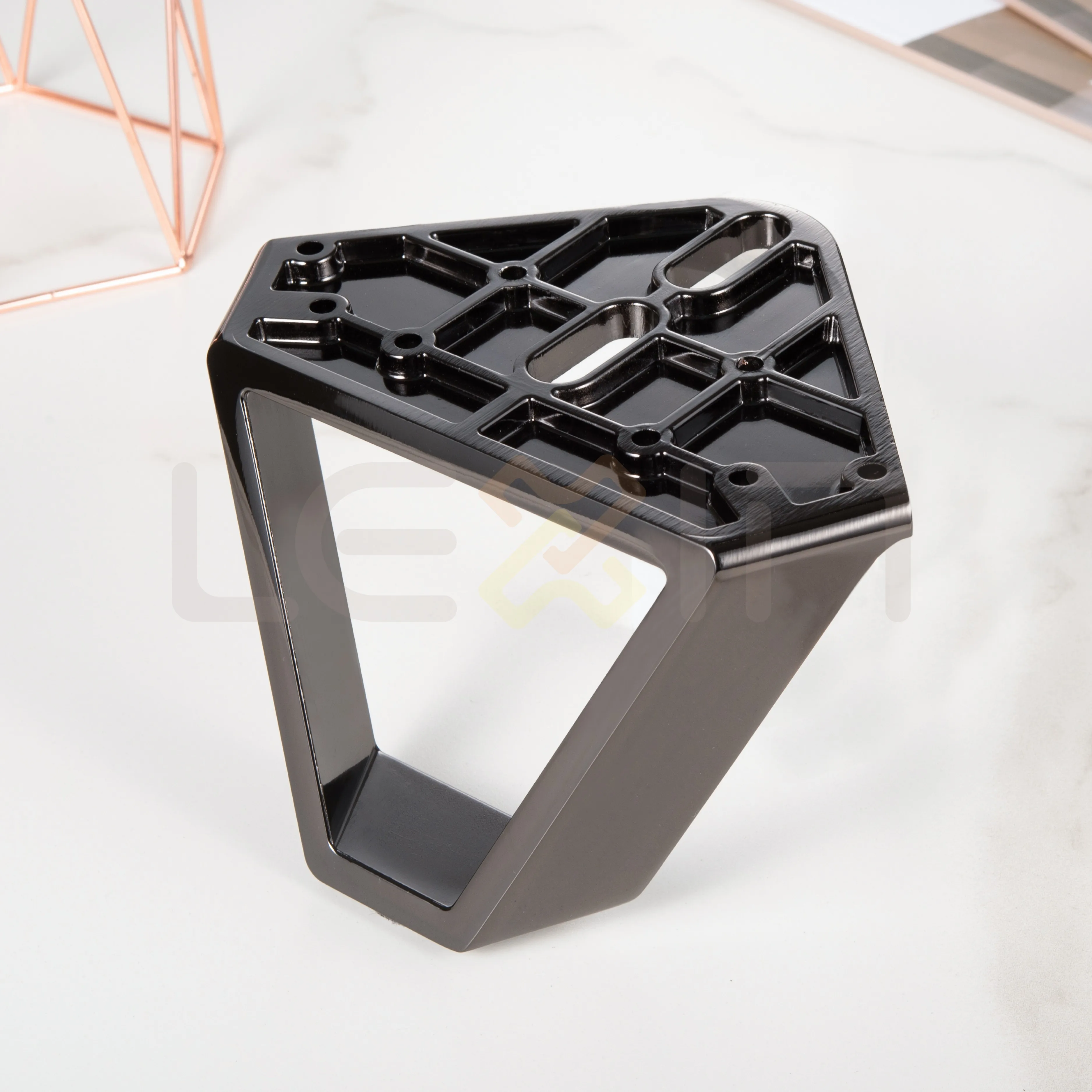 Hardware Factory New Design Furniture Foot Aluminum Furniture Sofa Corner Legs