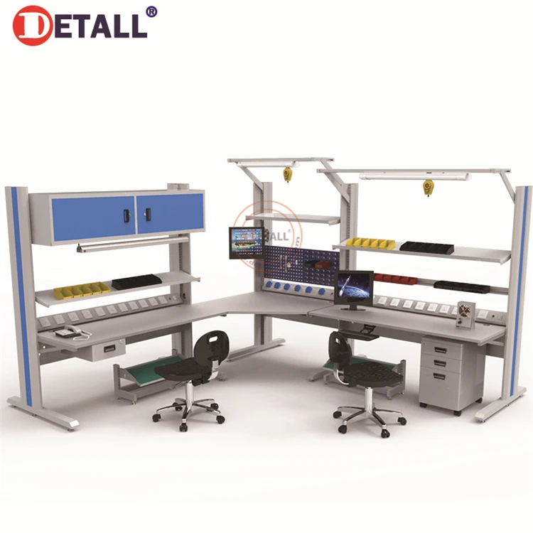 electronic assembly workstation repairing esd work table for mobile phone workshop