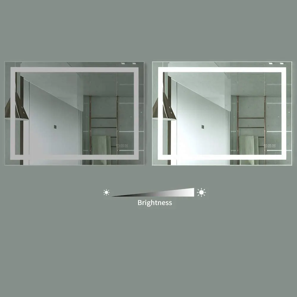 Modern Big Wall smart make up himirror beauty  led  Illuminated Hotel  Mirror Bath mirror