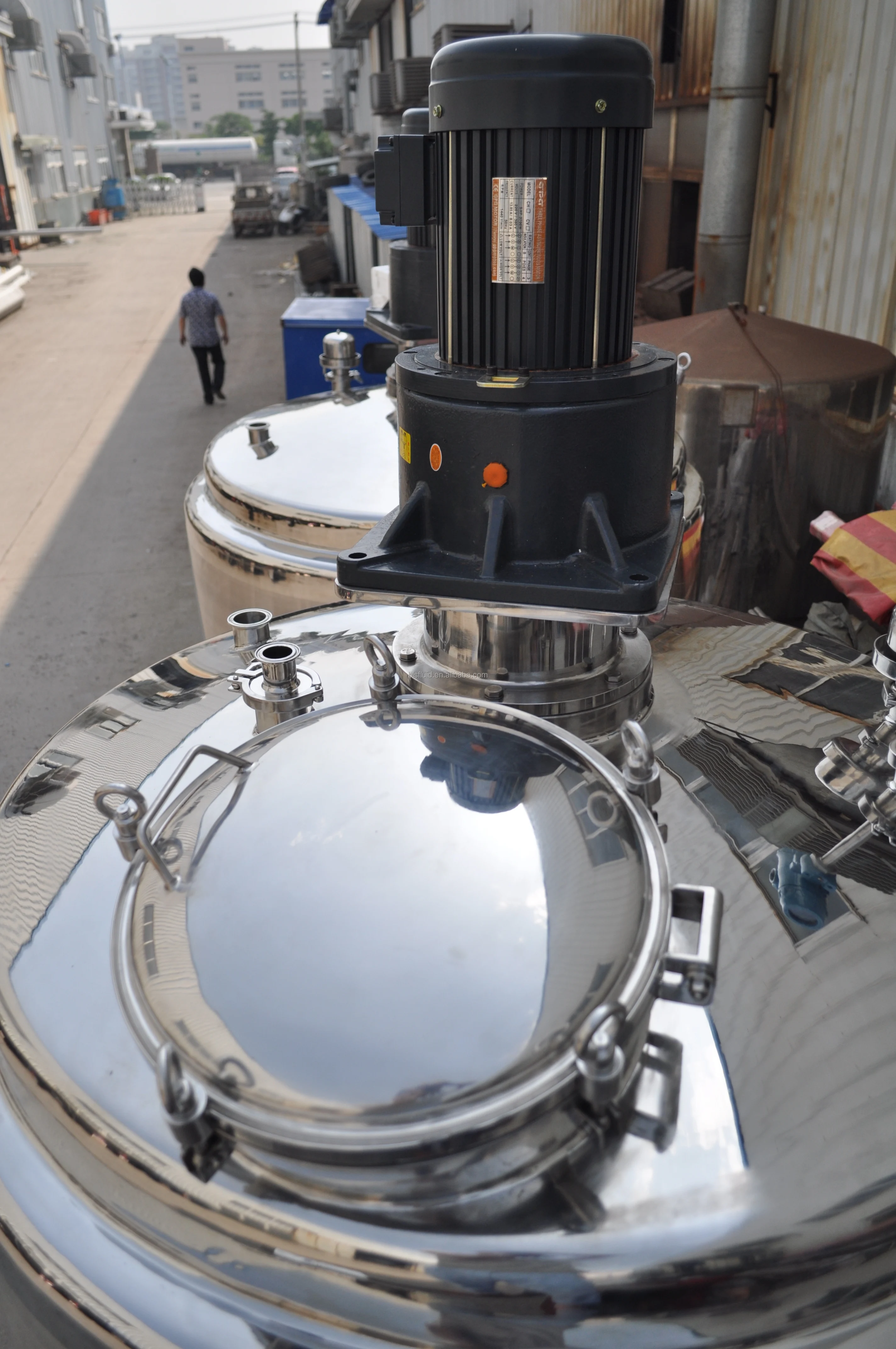 BLS stainless steel 500mm stainless steel round manhole cover for tank