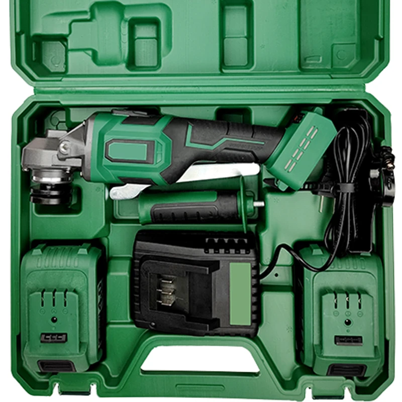 DCA Mini 100mm Cordless 21V Angle Grinder Industrial Grade Handheld Polishing Machine with Slide Switch 21V Battery Widely Used