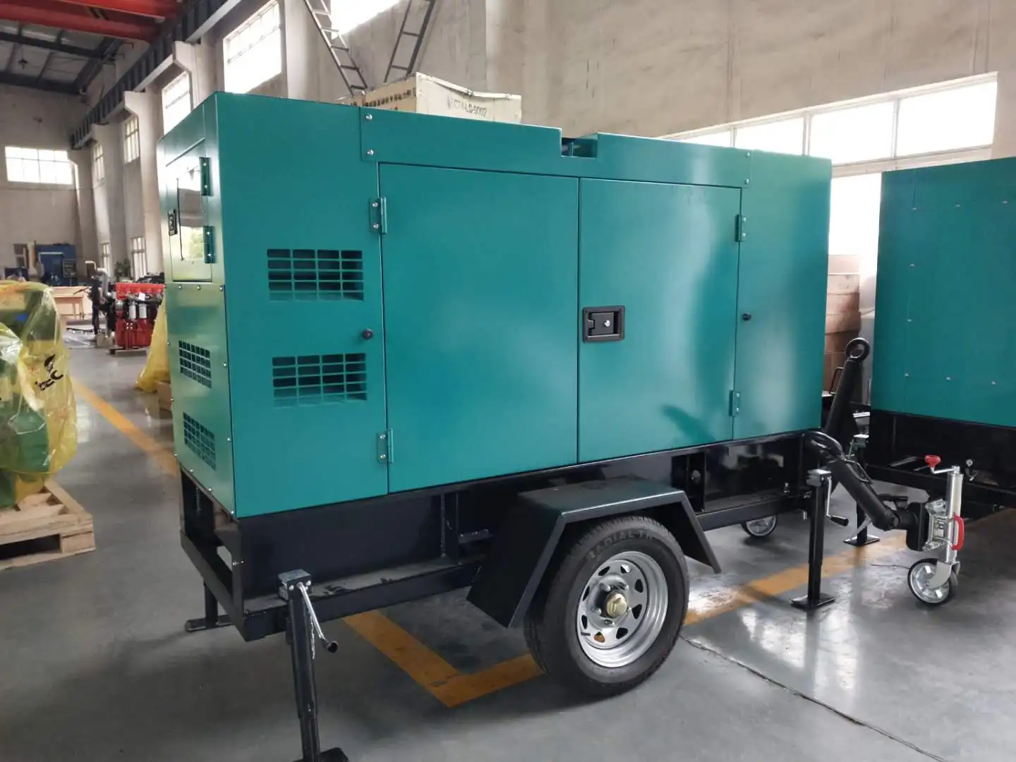 Trailer  type soundproof diesel generator  100kva