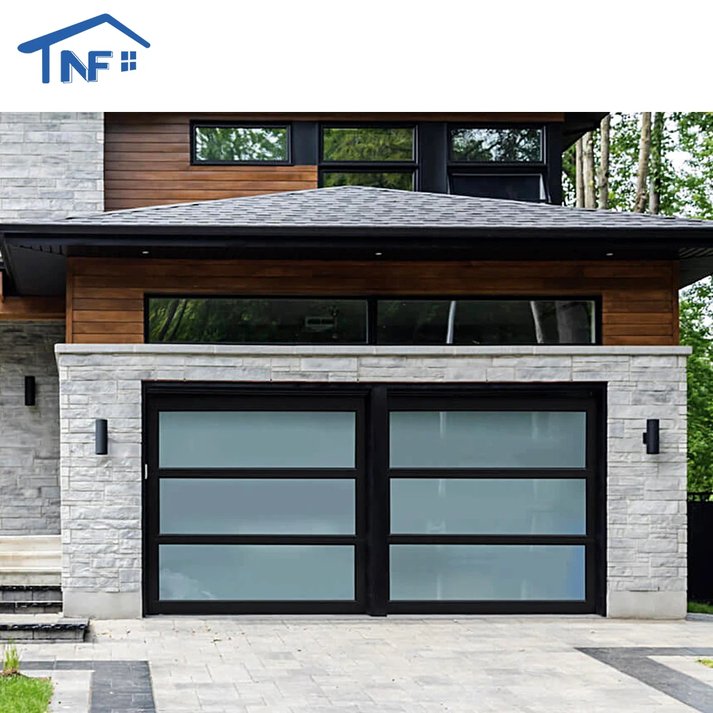 Smart App Control Automatic Vertical Bi Folding Doors Auto Bi Fold Doors Electric Bi-fold Exterior Garage Doors