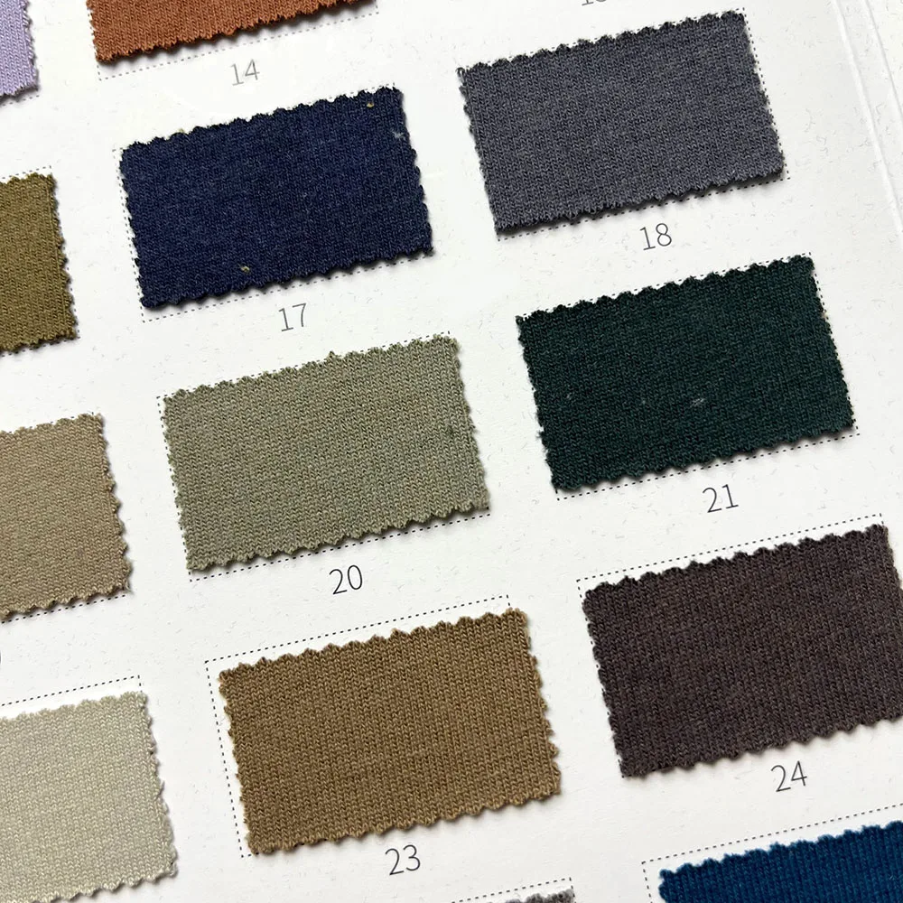 New Arrival Soft Comfortable 300g RC Elastic Blended Knitted Fabric Undershirt 5 Spandex 47.5 Rayon Cotton Fabric