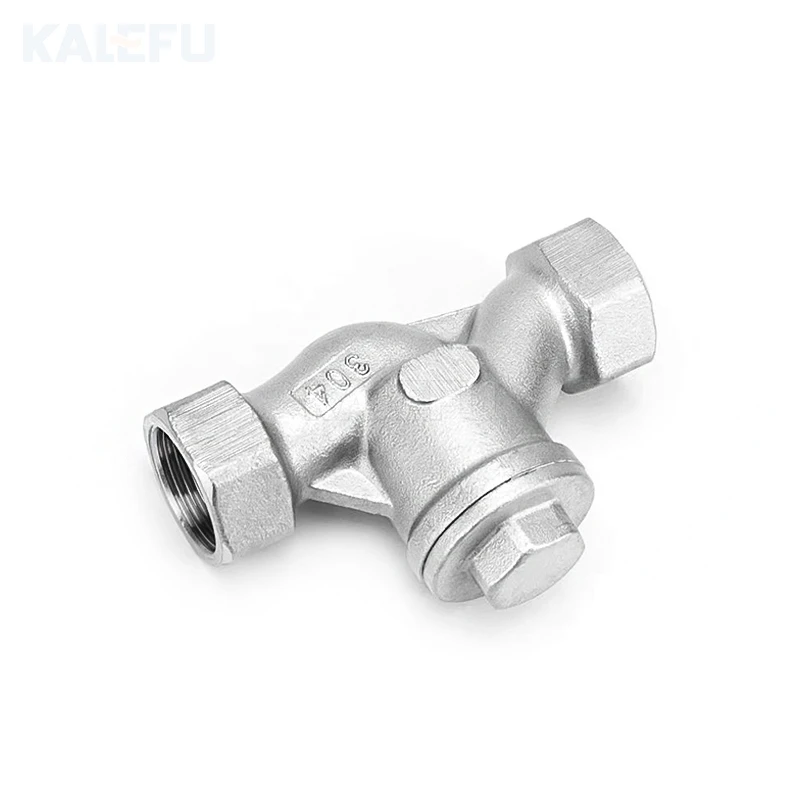 OEM ODM High-temperature 304 316 Stainless Steel Female Thread Check Valve Casting Industrial Steam Water Pump Non-return Valves
