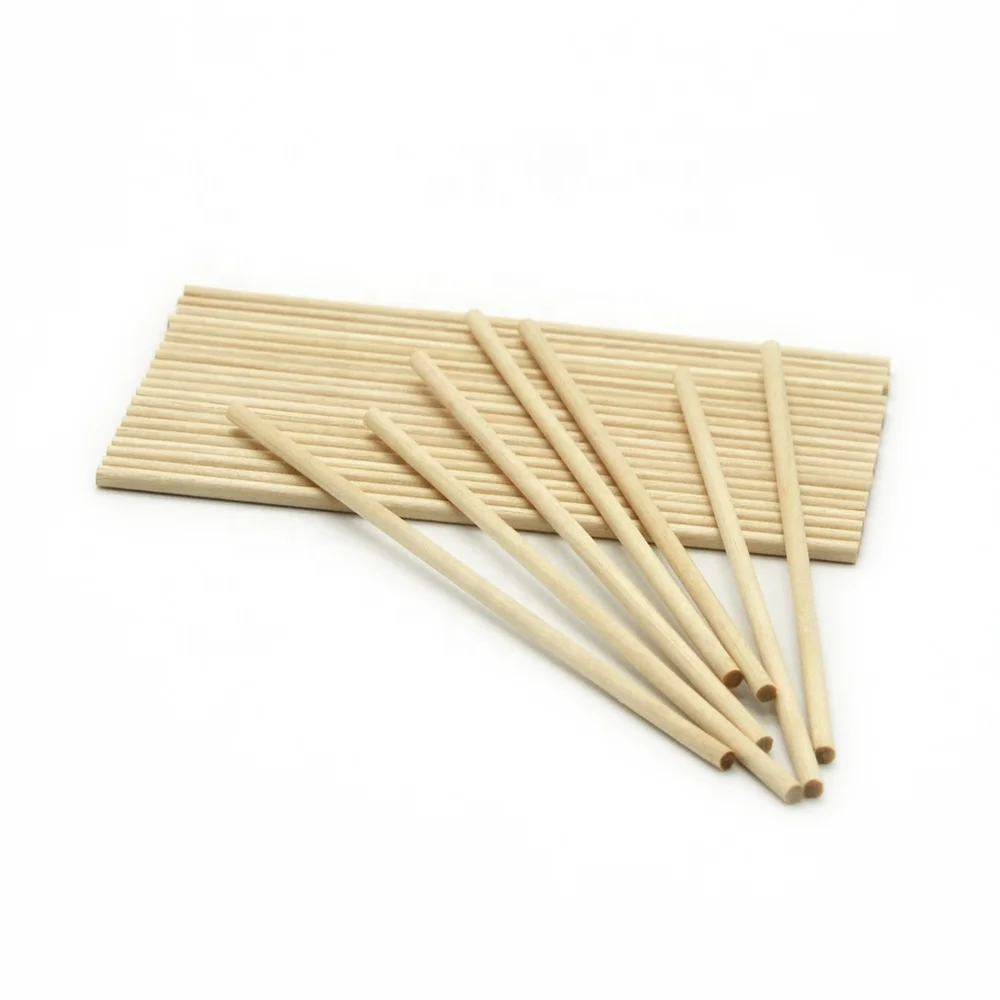 Birch Wood Round Wooden Sticks for DIY Wood Craft Dowels