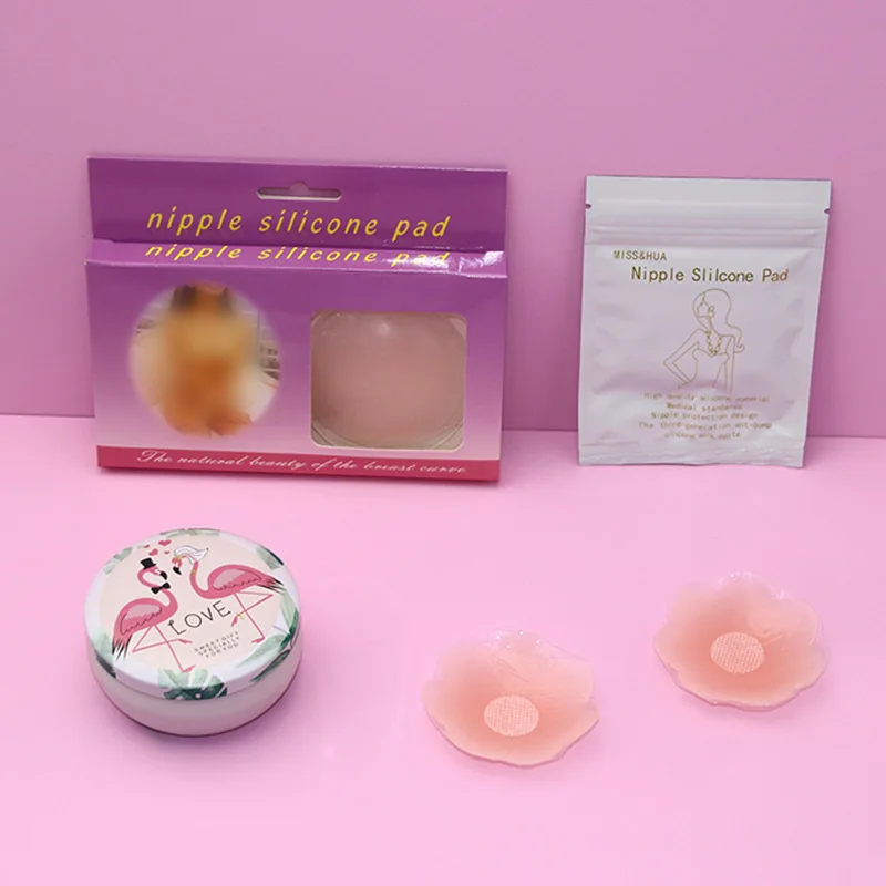 Thin Silicone Soft Adhesive Matte Nipple Covers Washable Reusable Silicone Women Provide Skin, Custom 100% Silicone 1-3 Days
