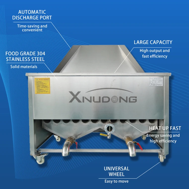 Bean Skin Roll Crispy Automatic Bugle Chips Peanut Seed Conveyor Donut Fryer Machine for Sale