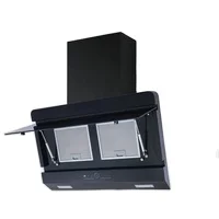 Auto Rise Glass Panel Easy Clean Elegent Kitchen Hood