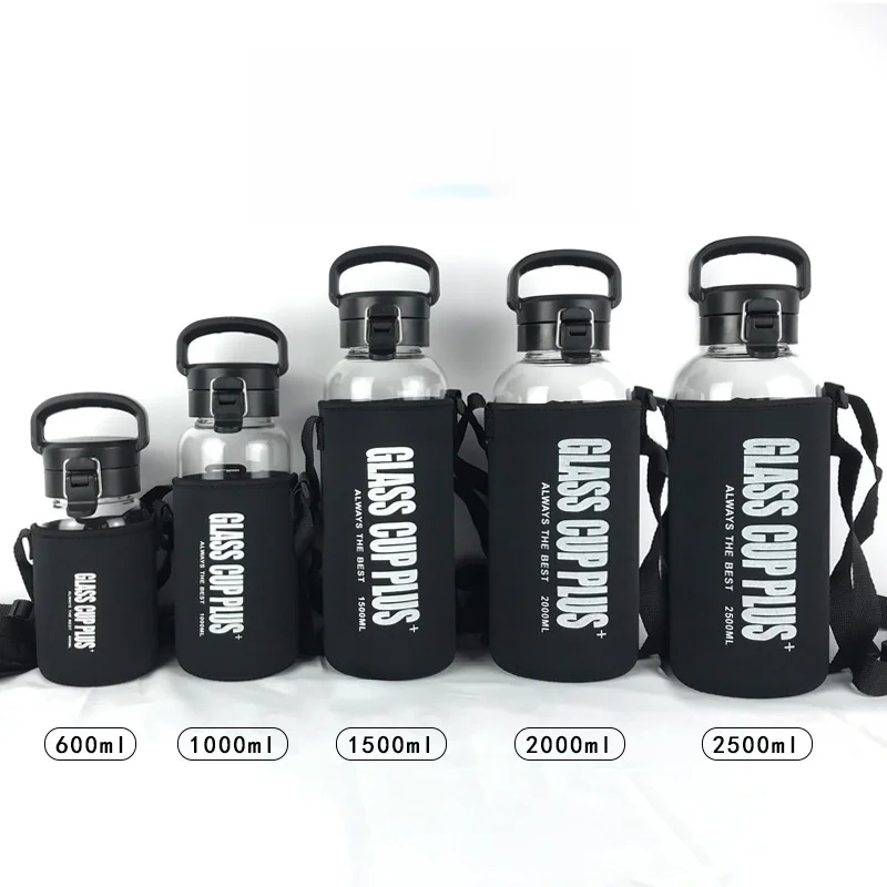 (Sample available) 2000 ml super capacity gym muscle kettle outdoor sports portable creative mountaineering pot with cover