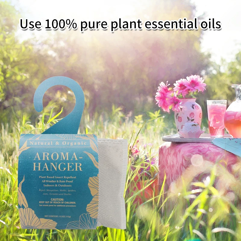 Air Freshener  Deodorizer Scented Sachets Bags for Drawer and Closet with Hanger