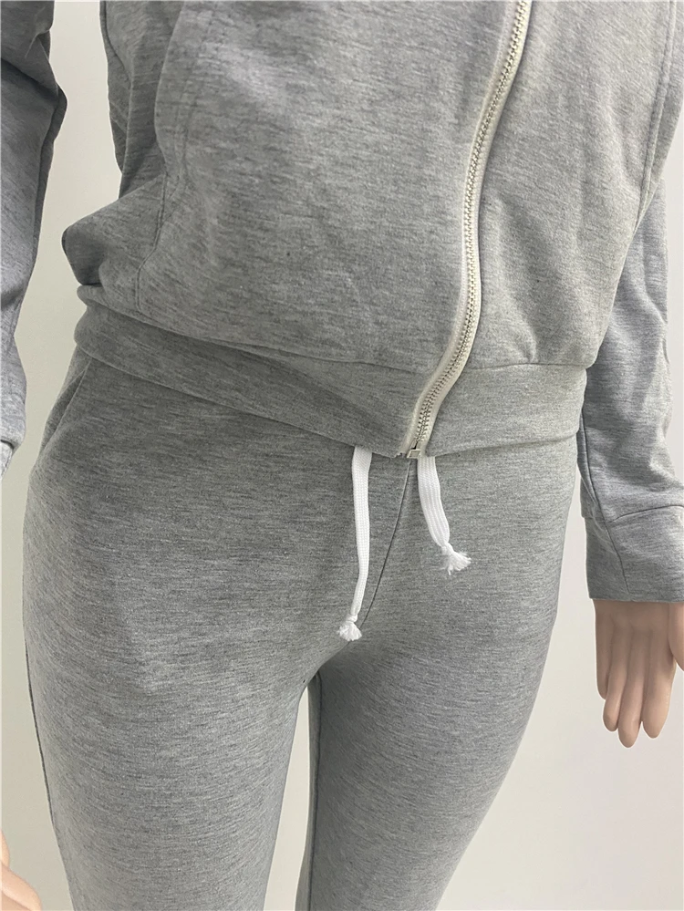 Hot Selling Fashion Casual Skinny 2 Pcs Track Suit Outfits Two Piece Shorts Set Women