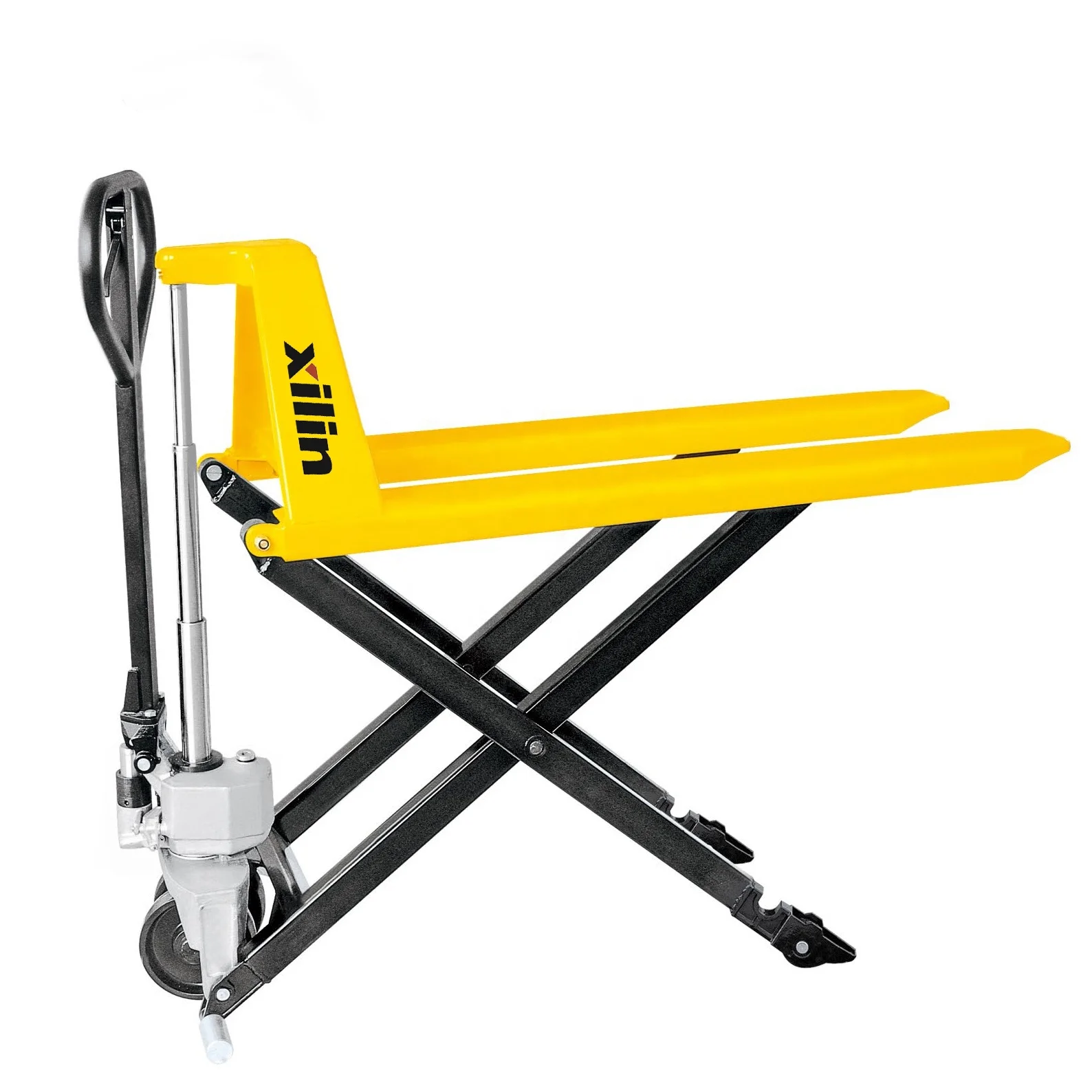 Xilin manual hydraulic Pallet scissor 2200lbs 1000kgs capacity high lift truck