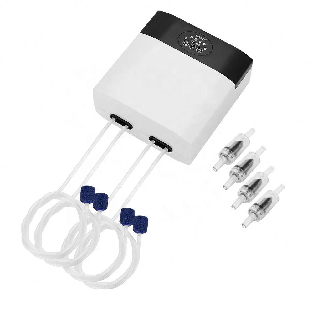 Aquarium Mute Air Pump Fish Tank Oxygen Pump charging Portable Waterproof Mini Fishing Air Pump Fish Tank