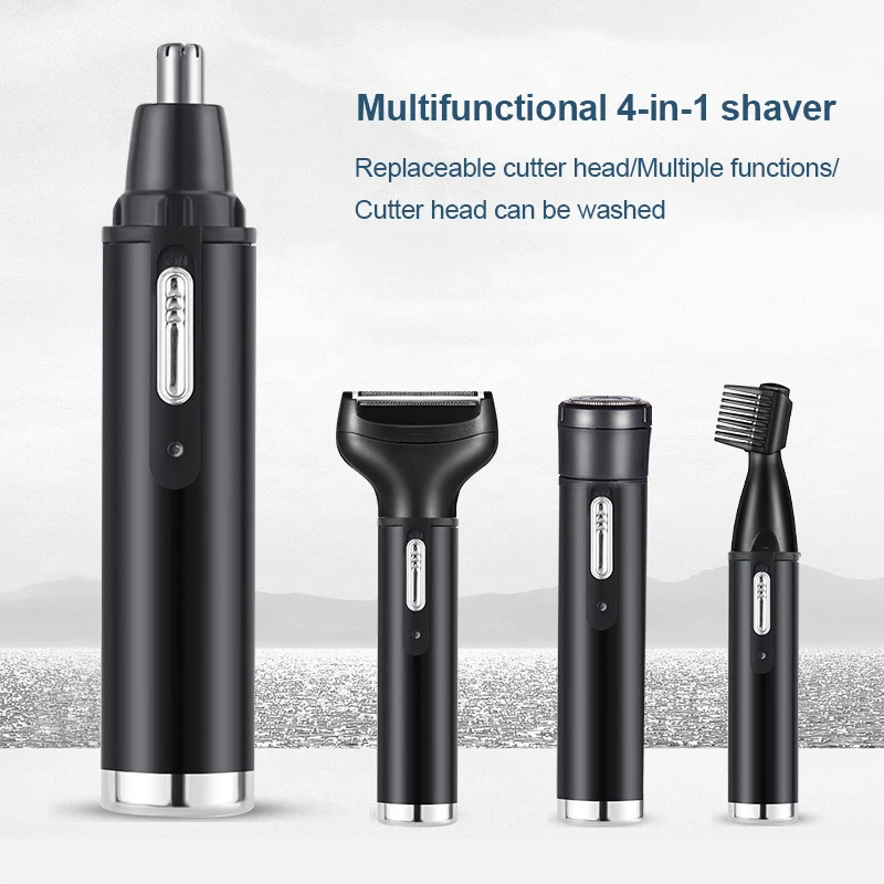 All In One Home Use Hair Removal Device Electric Razor For Men Electric Hair Trimmer Ear Beard Eyebrow Face Shaver