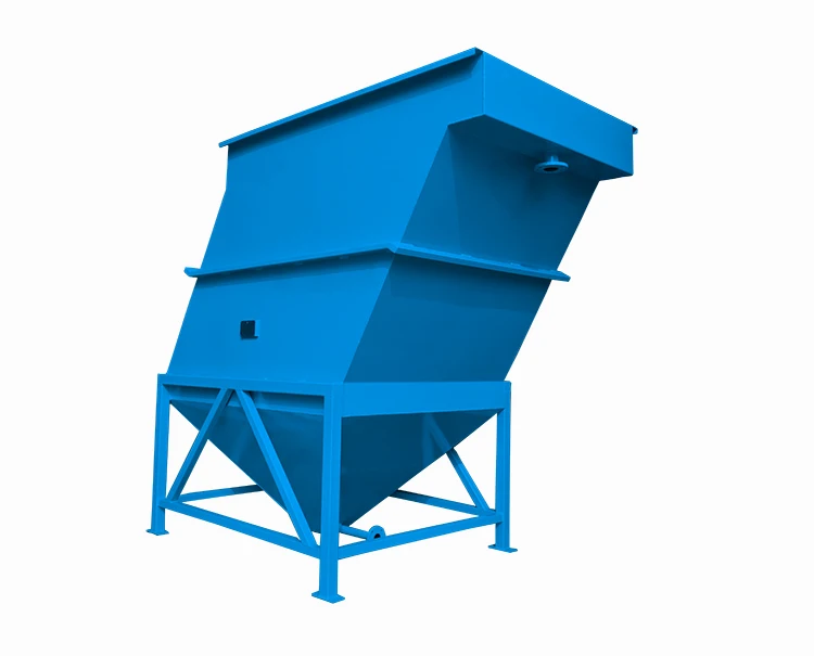 Lamella plates sedimentation tank for industrial water clarifier