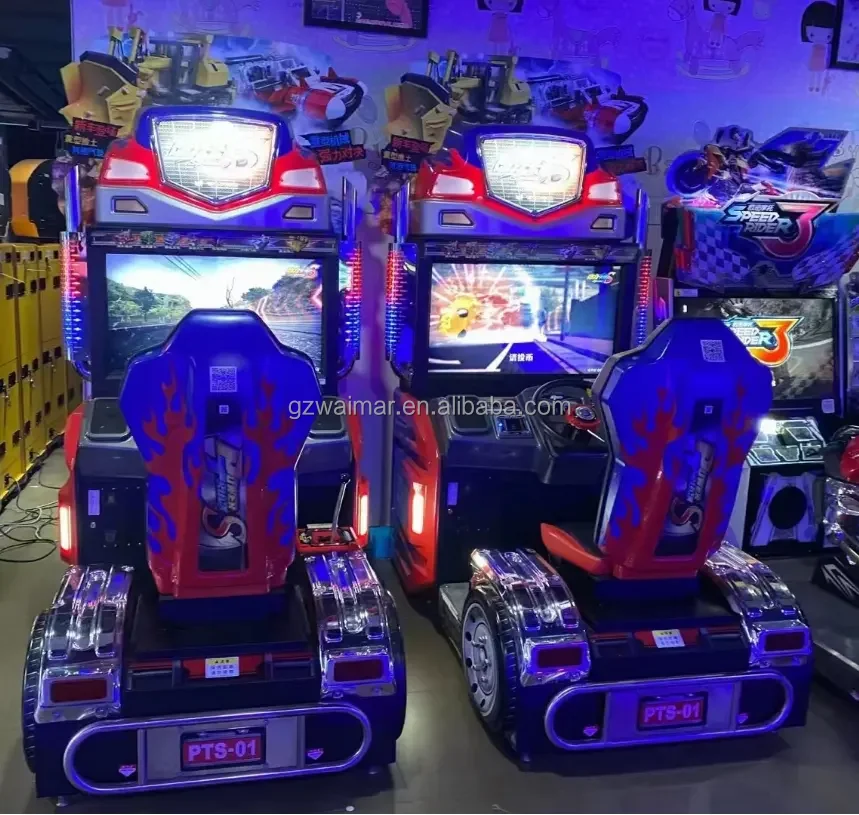 Новый супер автомобиль Крытый детский гоночный с монетоприемным управлением спортивный аркадный видеоигровой автомат для продажи