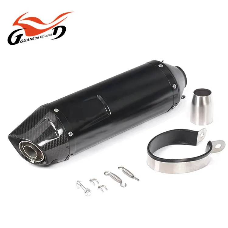 Tractor pendants escapes motorcycle exhaust carbon