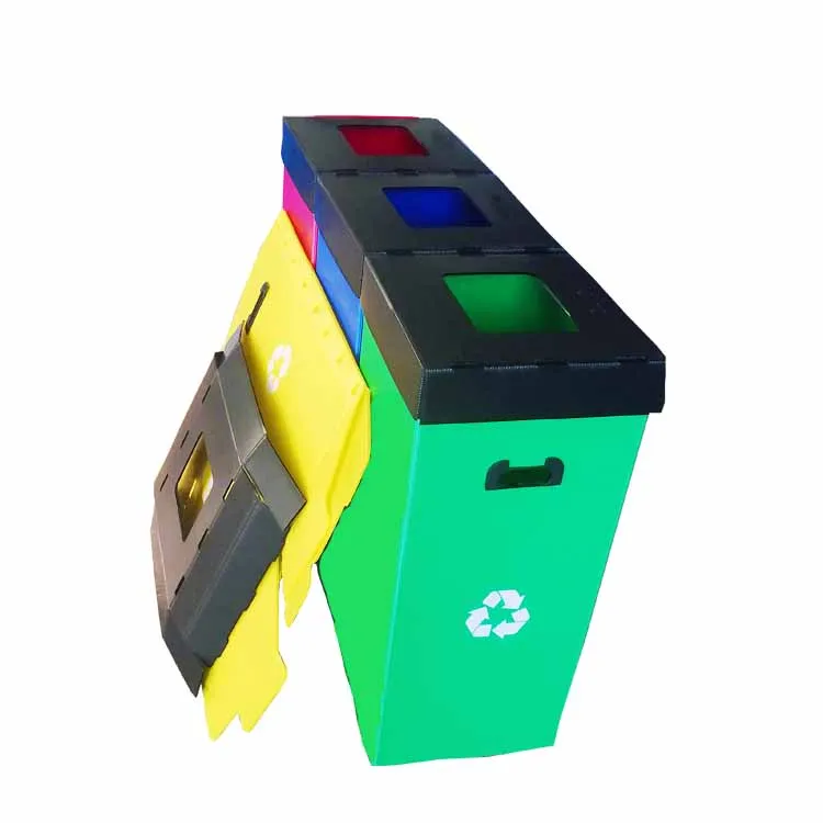 Bottle Classified Correx Recycle Bin Waste 2/3/4 Compartments 6L 20L 60L 120L Waterproof Indoor Recycling Sort Bins