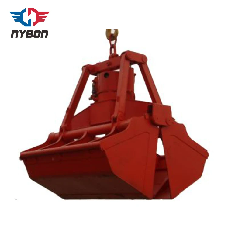 Hydraulic/Electric Motor 5m3 Clamshell Crane Grab Bucket
