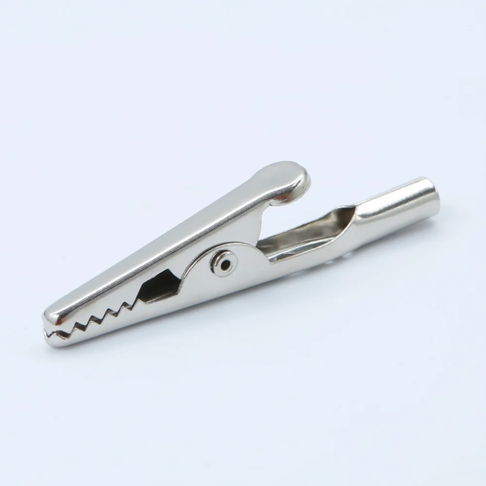 Прямая поставка с завода, высококачественный зажим крокодил из нержавеющей стали, Электрический с пластиковыми ручками