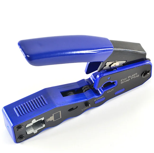 RJ45 crimping tool applicable electric network lan cable stranded wire EZ rj45 connector plug crimp tool