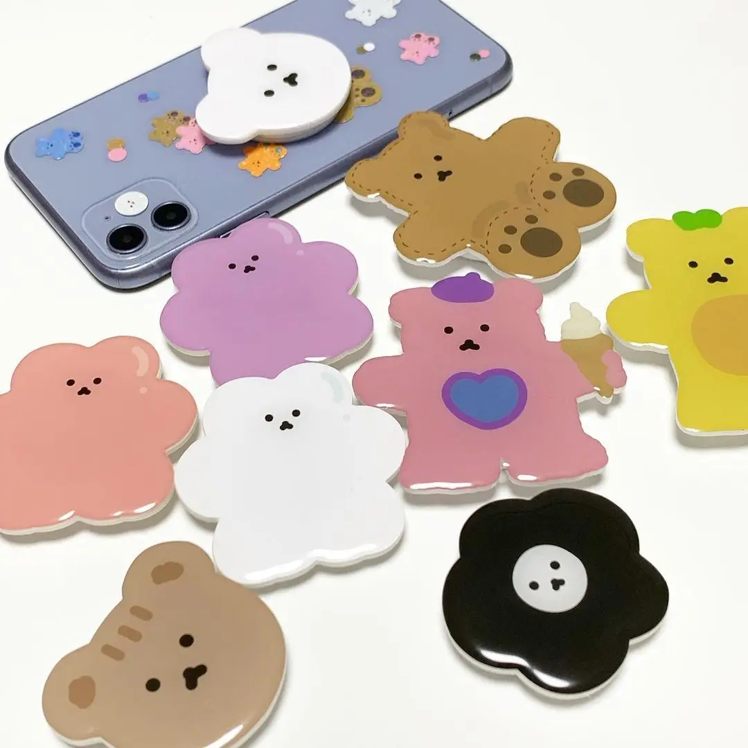 2024 Top Seller Mobile Phone Accessories Custom Acrylic Phone Grip Socket Mobile Cell Phone Holders Stand Top Selling Products