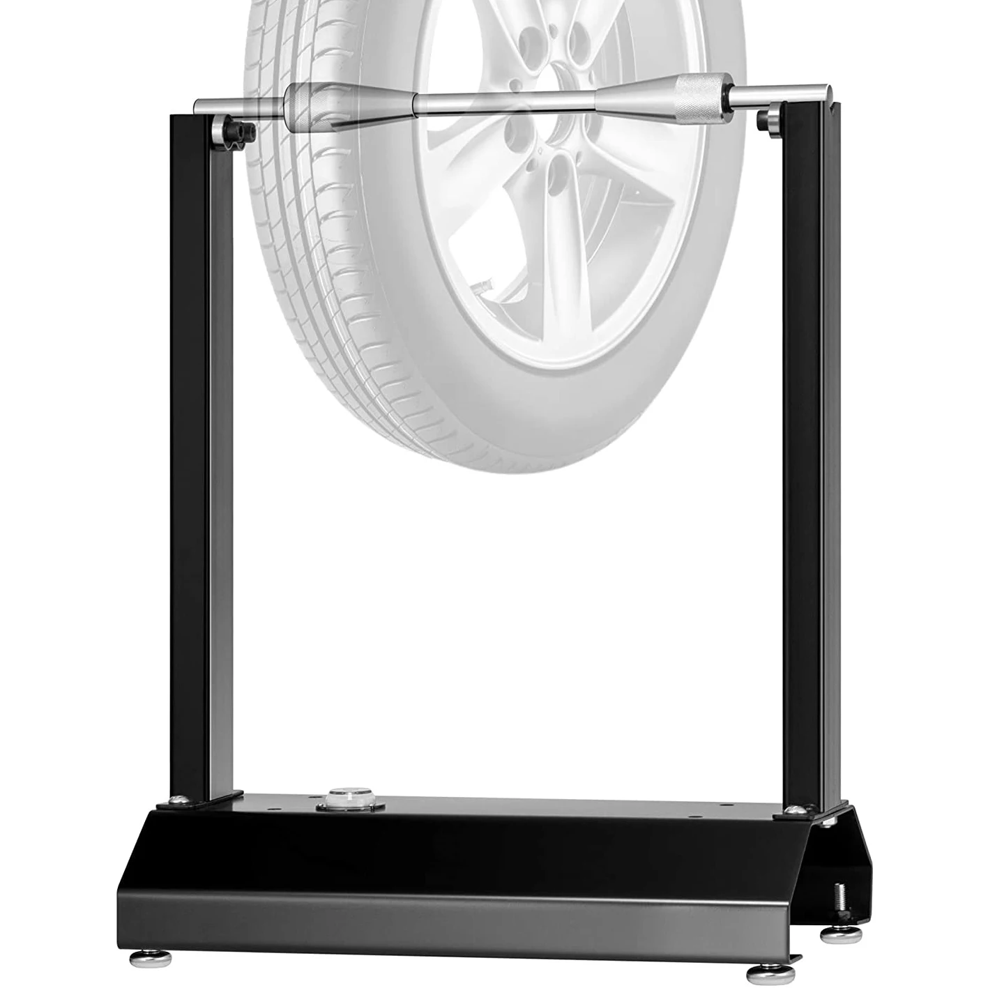 Балансировка стальных шин и балансировка колес для мотоцикла, подставка для ремонта колес 28 дюймов с черным порошковым покрытием