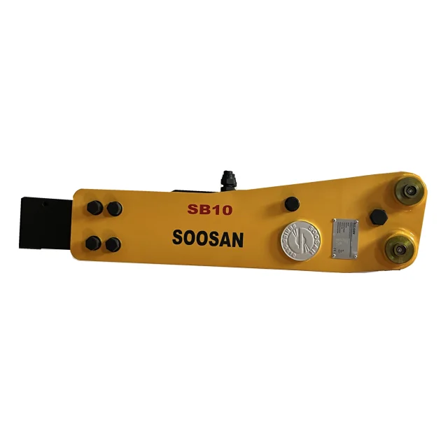 Manufacturer Supplier  Hydraulic Breakers SOOSAN  SB 10 TOP Type With Chisel 140mm For Excavator 3 to 26 Tons