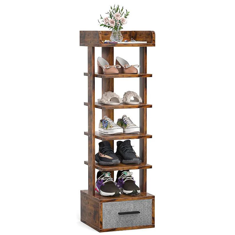 Вертикальная стойка для обуви с узкими углами и небольшими пространствами. Печатная плата 6 слоев с стеллаж для хранения обуви экономит пространство и крепкий